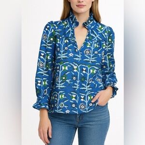 NEW  CK  Bradley aspen blouse wildflower XS